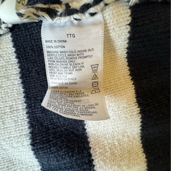 Nautica Men’s Breton Stripe Cardigan Size: XXL - Picture 8 of 8